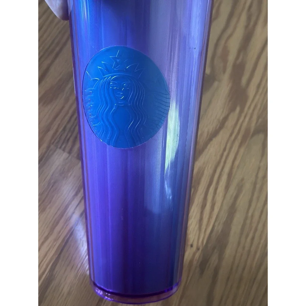 Starbucks Summer 2022 Purple Kaleidoscope Dome Cold Cup Tumbler 24 oz 011132609